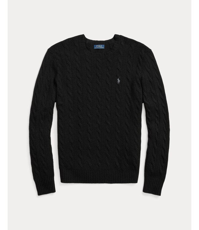 POLO RALPH LAUREN Cable-Knit Wool-Cashmere Sweater