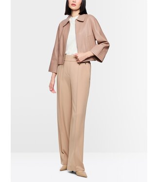 MARC CAIN Veste en Cuir Nappa d’Agneau « Rethink Together »