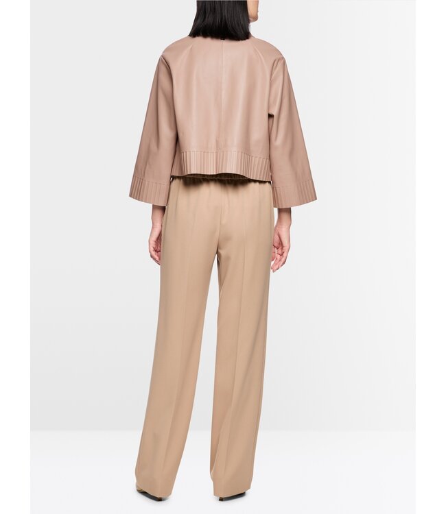 MARC CAIN ‘Rethink Together’ Lamb Nappa Jacket