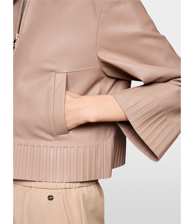 MARC CAIN ‘Rethink Together’ Lamb Nappa Jacket