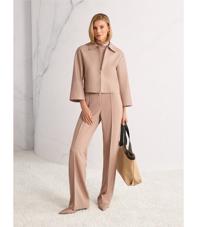 MARC CAIN ‘Rethink Together’ Lamb Nappa Jacket