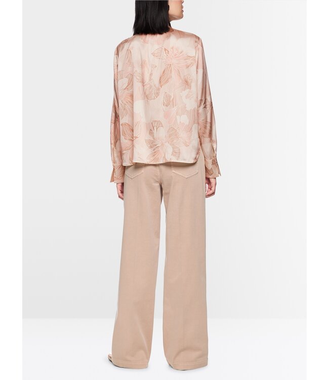 MARC CAIN Silk Blend Bow Blouse