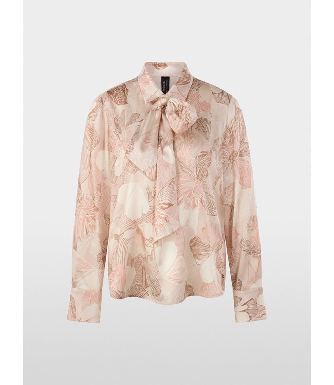 MARC CAIN Silk Blend Bow Blouse