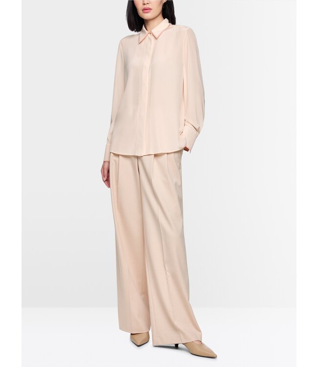 MARC CAIN Blouse en Soie Pure à Col Chemise