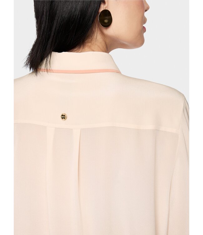 MARC CAIN Blouse en Soie Pure à Col Chemise