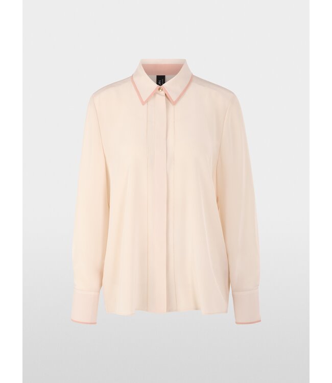 MARC CAIN Blouse en Soie Pure à Col Chemise