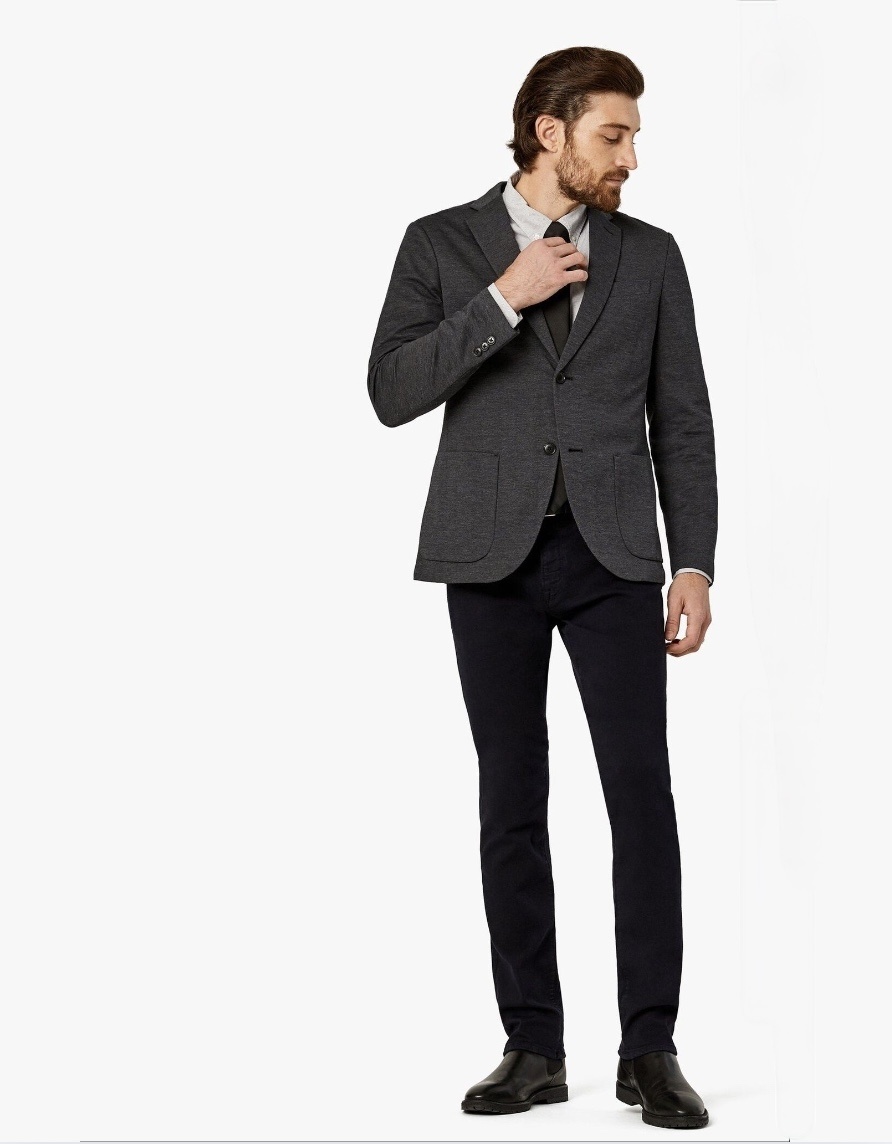 Cool Slim Leg Jeans In Marine Comfort