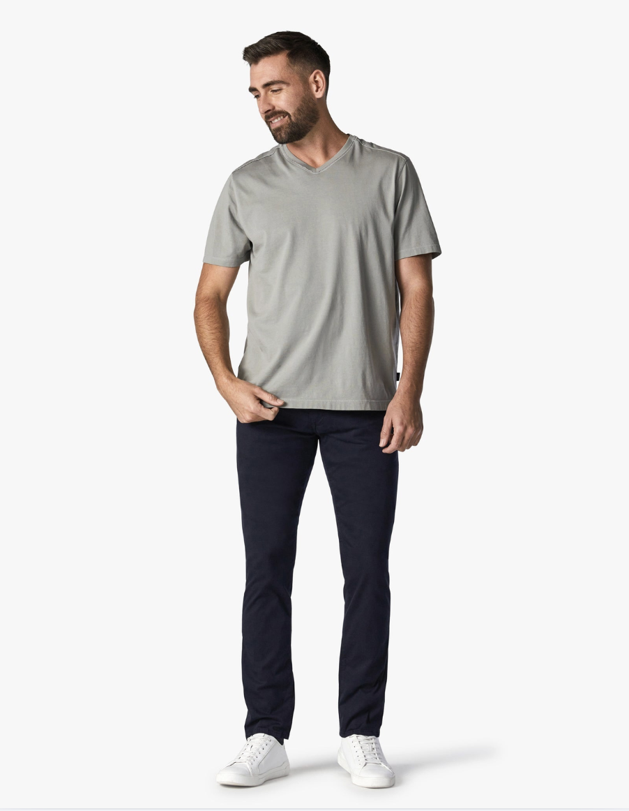 Cool Slim Leg Pants in Navy Twill