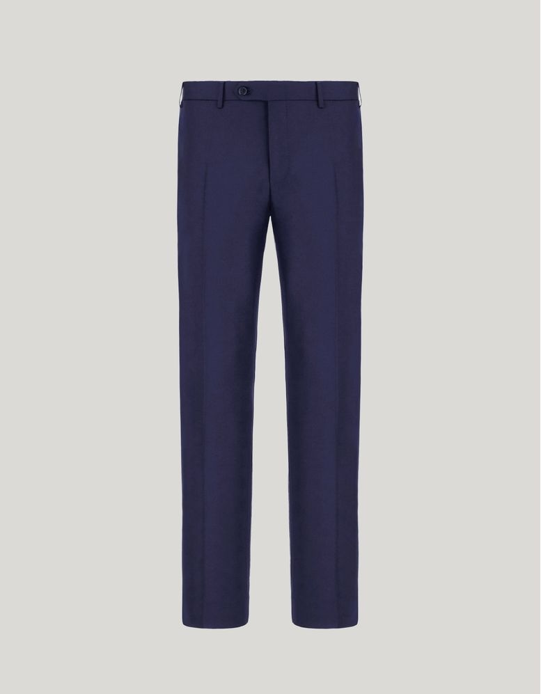 Blue Wool Pants