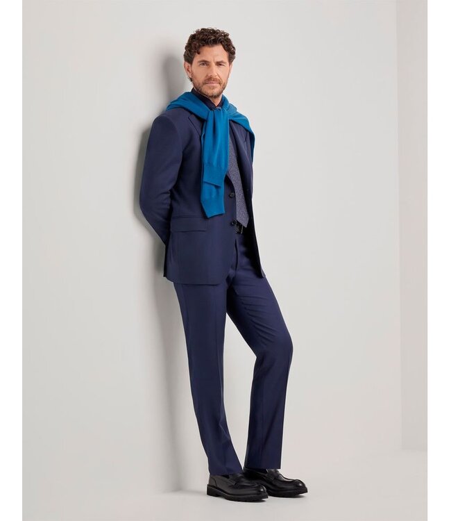 CANALI Pantalon en Laine Bleu
