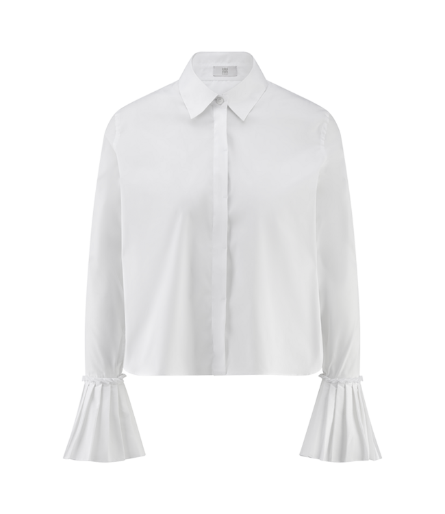 RIANI Blouse en Popeline à Manches Évasées