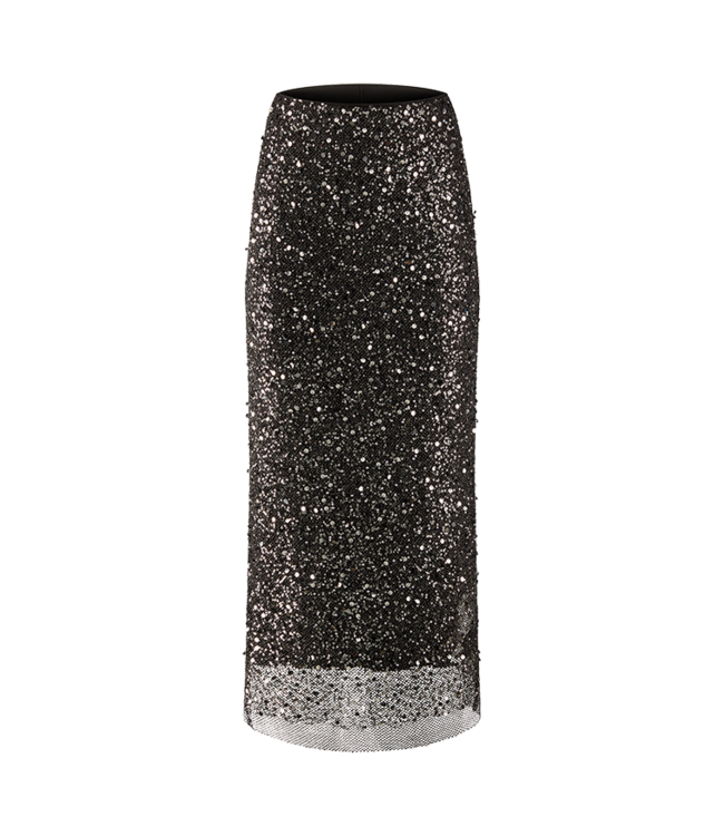 RIANI Jupe Midi à Broderies de Perles