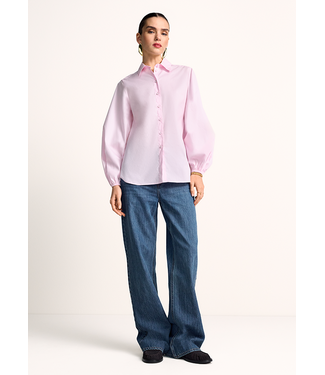 RIANI Poplin Blouse with Balloon Sleeves