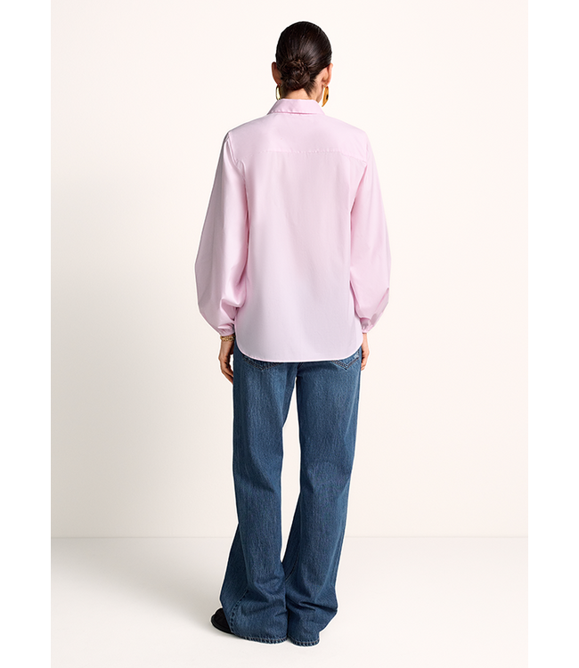 RIANI Poplin Blouse with Balloon Sleeves