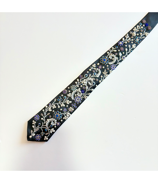 ZARS LONDON Cravate Midnight Bloom Luxe II