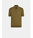 ZEGNA Olive Green Wool Polo Shirt