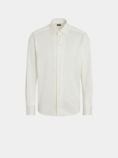Silk Linen and Cotton Shirt