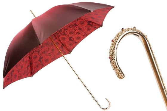 Red Roses Double Cloth Umbrella