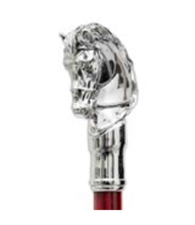 PASOTTI Elegant Umbrella with Silver Horse Handle