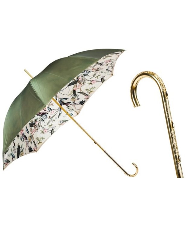 PASOTTI Parapluie Vert Olive Double Tissu