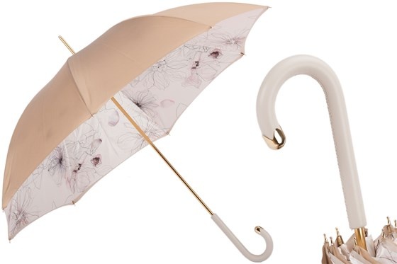 Awesome Ivory Umbrella – Double Cloth