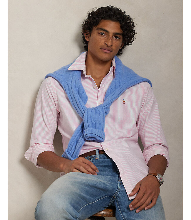 POLO RALPH LAUREN Chemise Oxford Rayée Coupe Classique