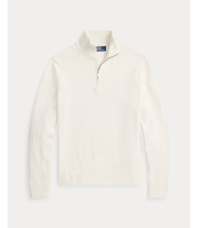 POLO RALPH LAUREN Cotton Quarter-Zip Mockneck Sweater