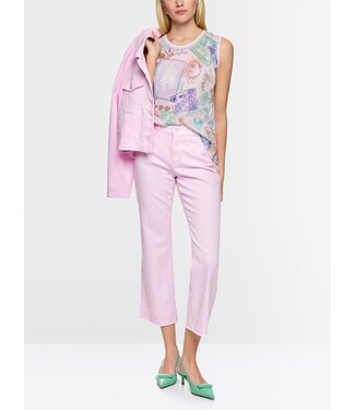 MARC CAIN Top en maille sans manches à imprimé tampon