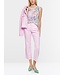 MARC CAIN Sleeveless knitted top with stamp print