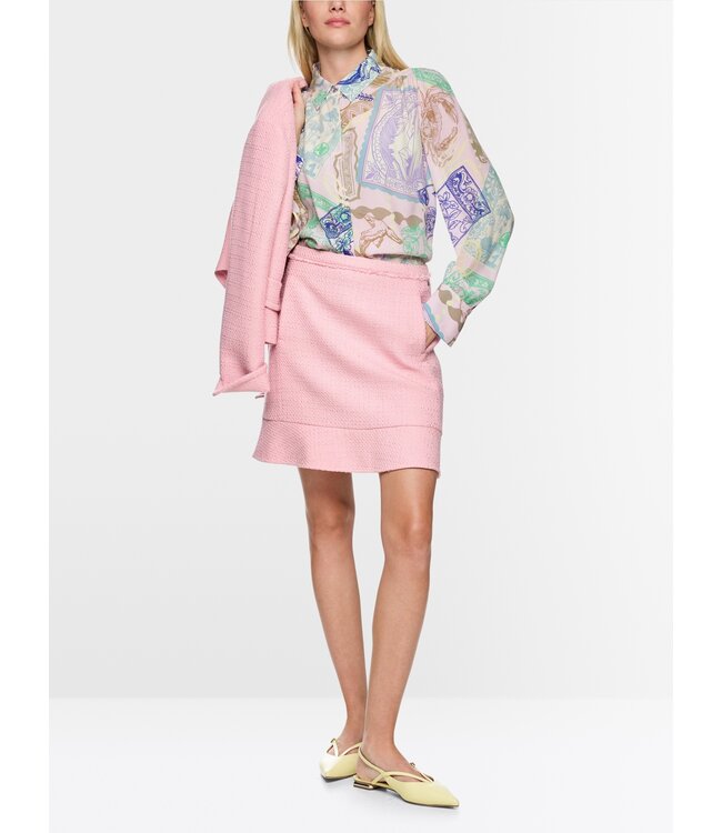 MARC CAIN Shirt Blouse with Stamp Print