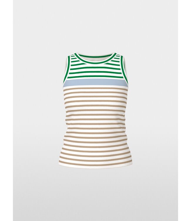 MARC CAIN Top rayé en coton stretch