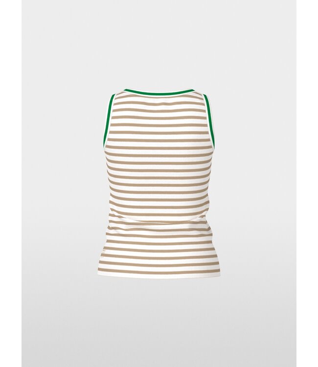 MARC CAIN Top rayé en coton stretch