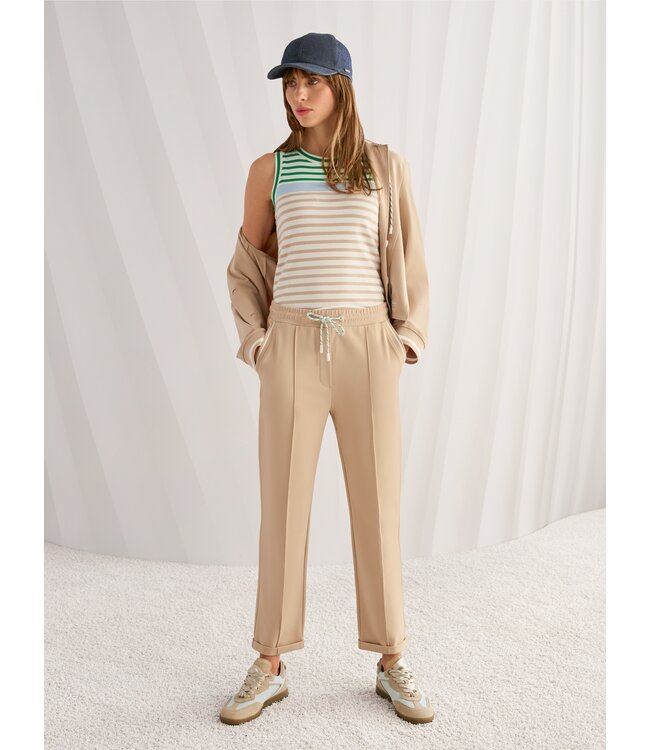 MARC CAIN Top rayé en coton stretch