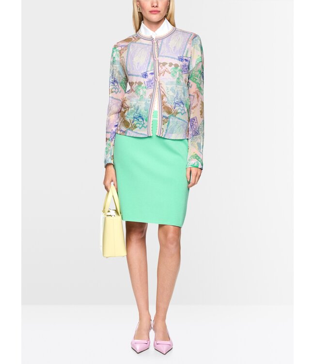 MARC CAIN Knitted in Germany’ printed cardigan