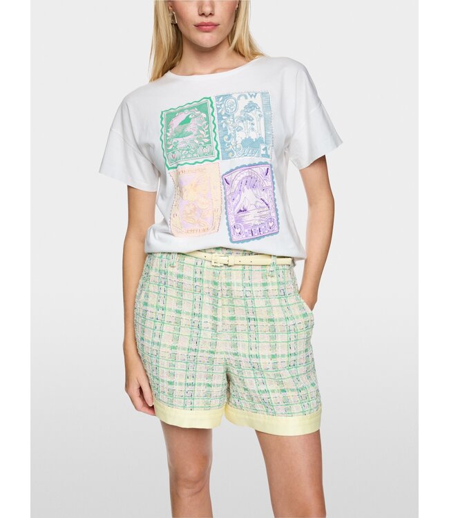 MARC CAIN Embellished Cotton Shirt