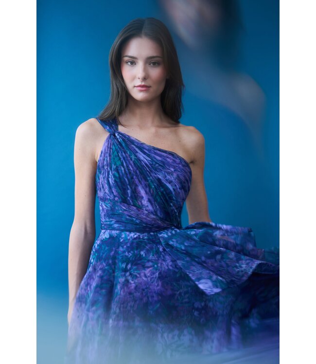 Theia Robe longue asymétrique Orania