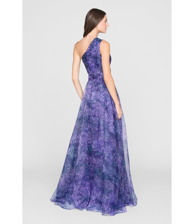 Theia Orania One-Shoulder Gown