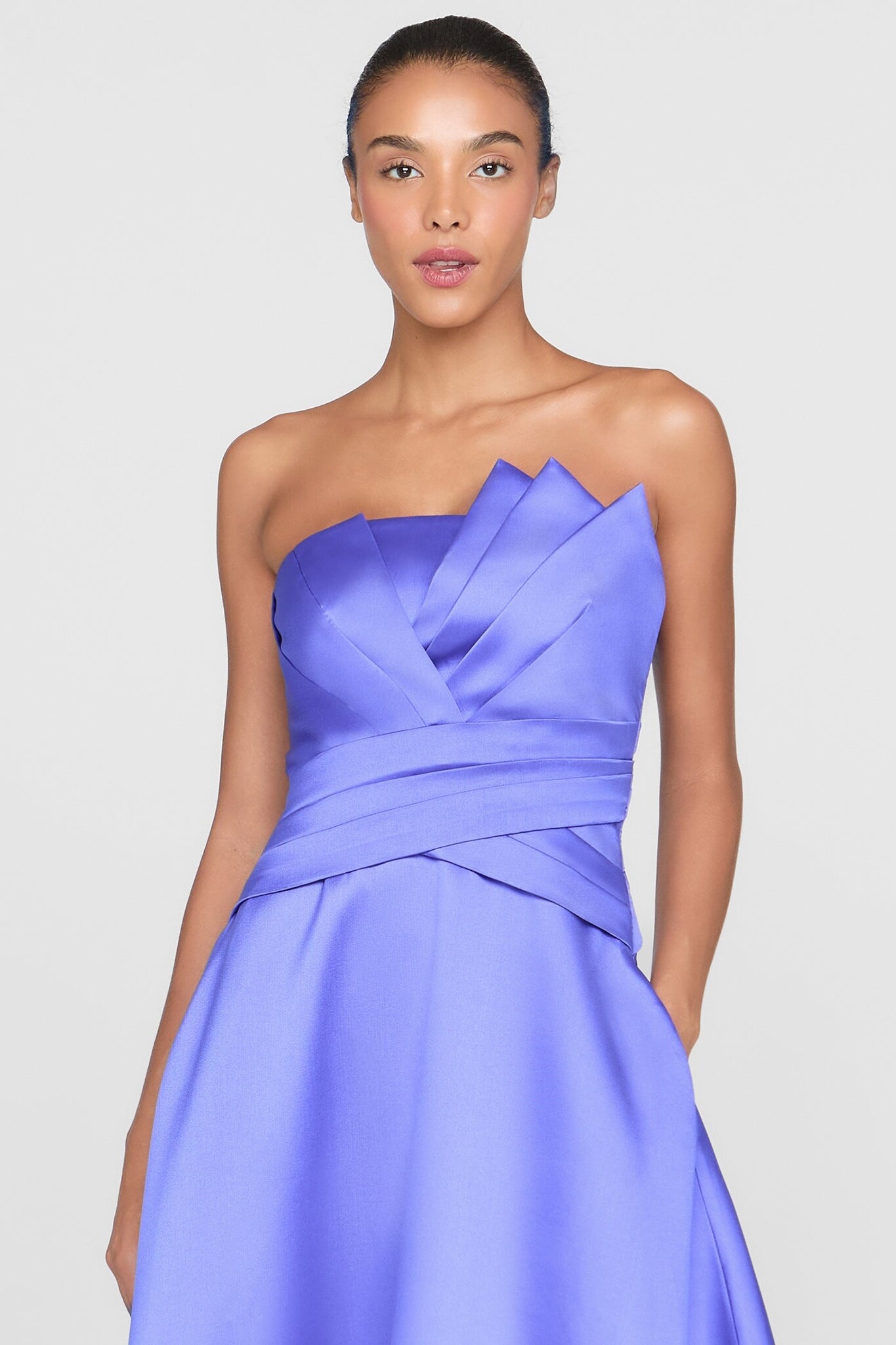 Coco High-Low Mikado Gown