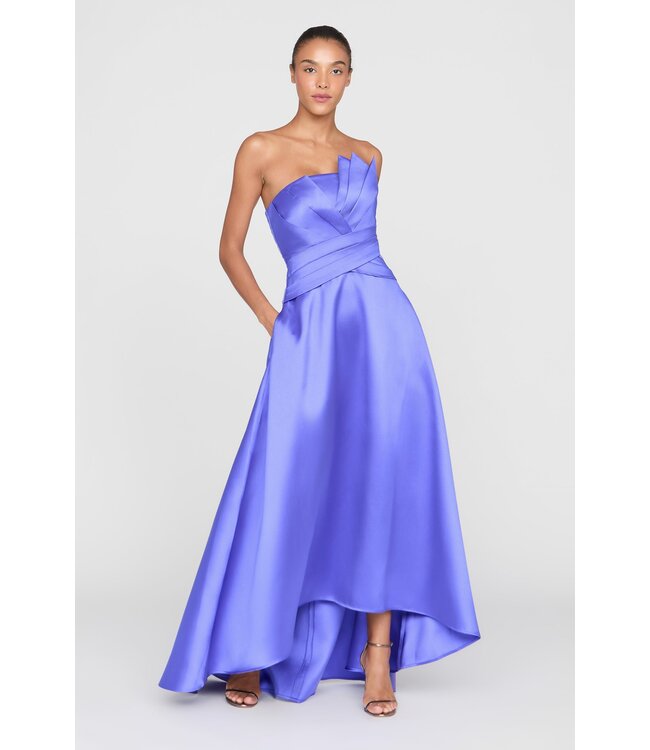 Theia Coco High-Low Mikado Gown