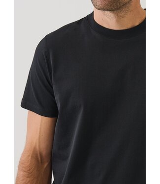 Patrick Assaraf T-shirt col montant en coton Pima biologique