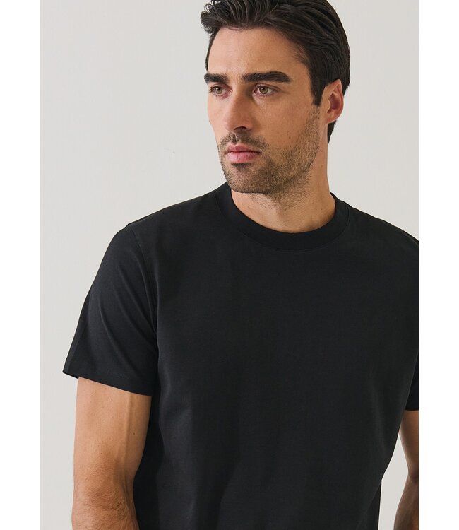 Patrick Assaraf Organic Pima Cotton High Neck T-Shirt