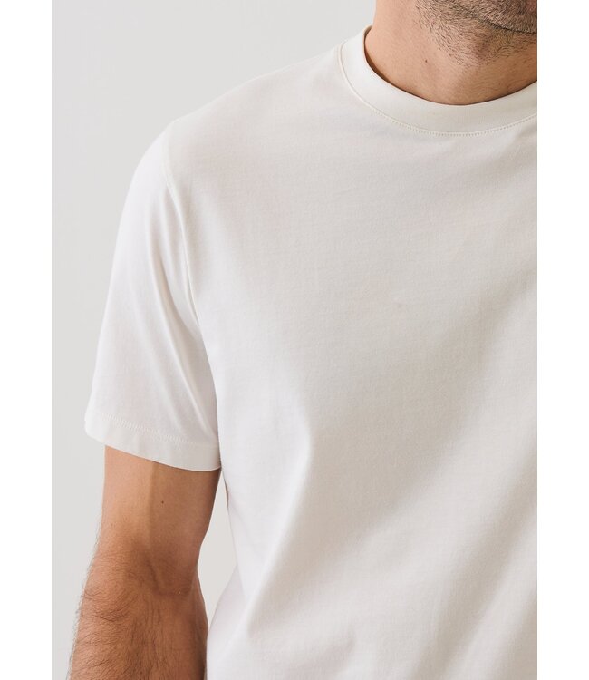 Patrick Assaraf T-shirt col montant en coton Pima biologique