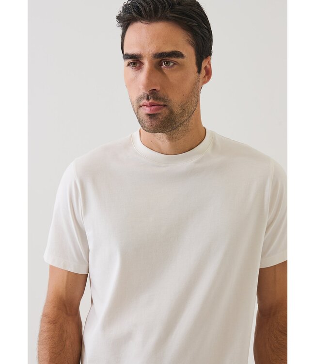 Patrick Assaraf T-shirt col montant en coton Pima biologique