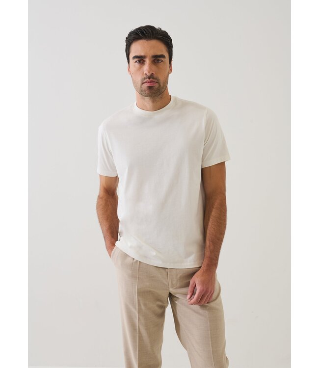 Patrick Assaraf T-shirt col montant en coton Pima biologique