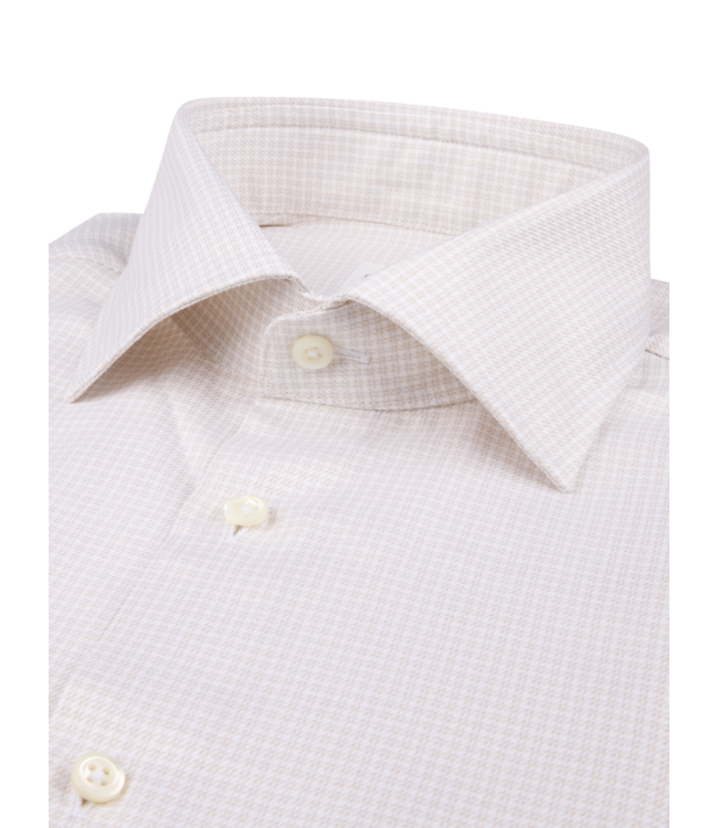 STENSTROMS Chemise en twill à carreaux beige clair