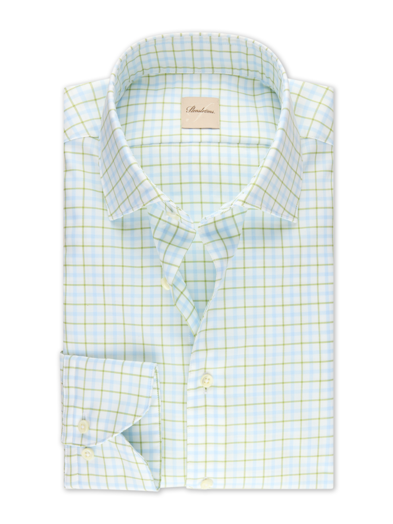 Light Green Checked Oxford Shirt