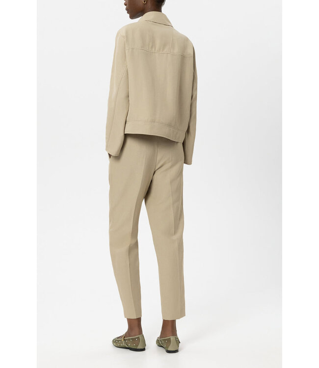 LUISA CERANO Linen Blend Cape Jacket