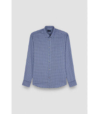 PAUL & SHARK Cotton shirt with checkered pattern