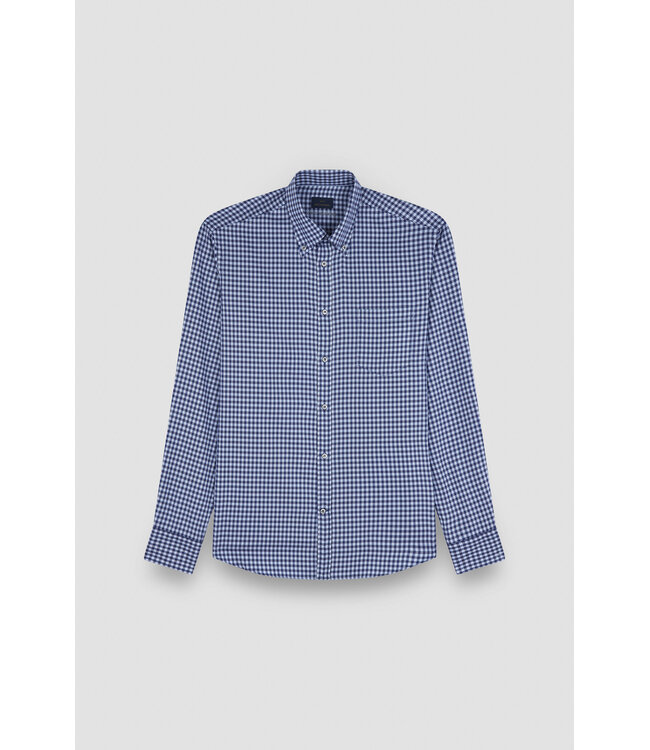 Chemise en coton à motif à carreaux