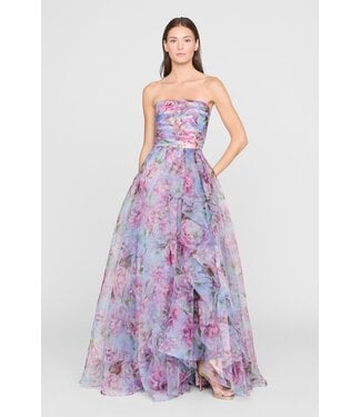 Theia Fahreta Strapless Gown